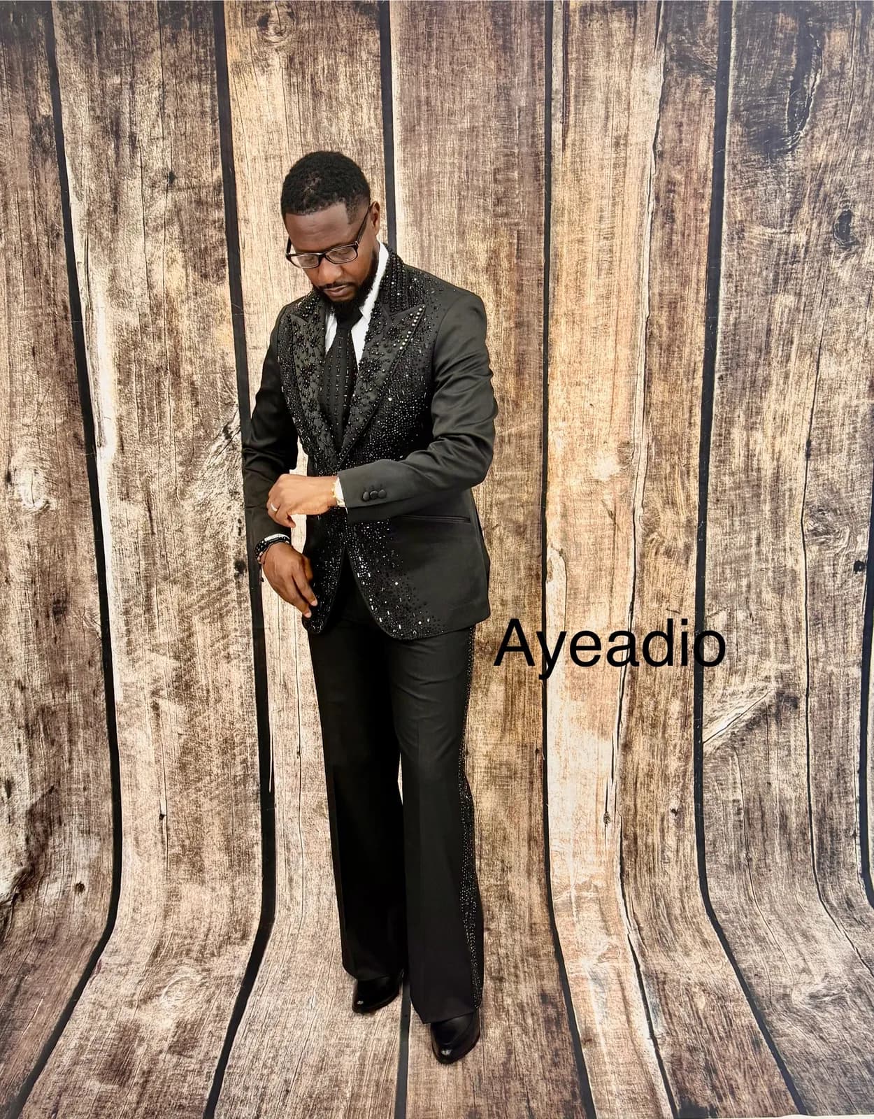Stone Plaited Tuxedo — fabric detail