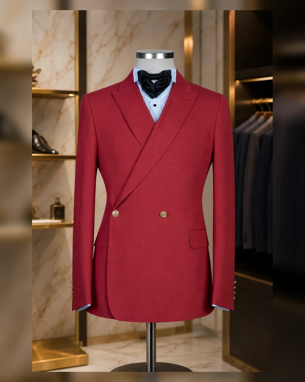 2 Buttons Double breasted suit