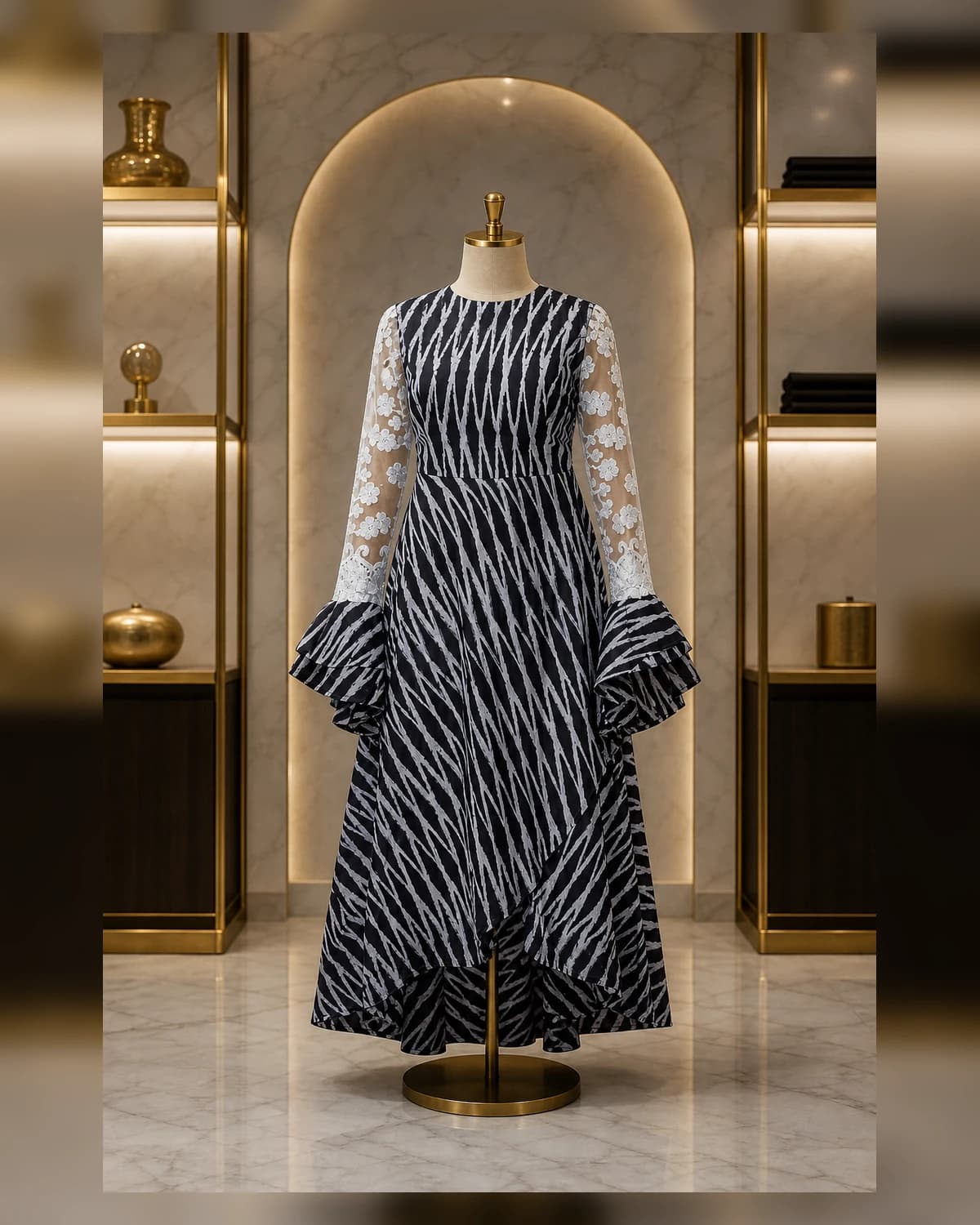 Ayeadio Bami Style Party dress