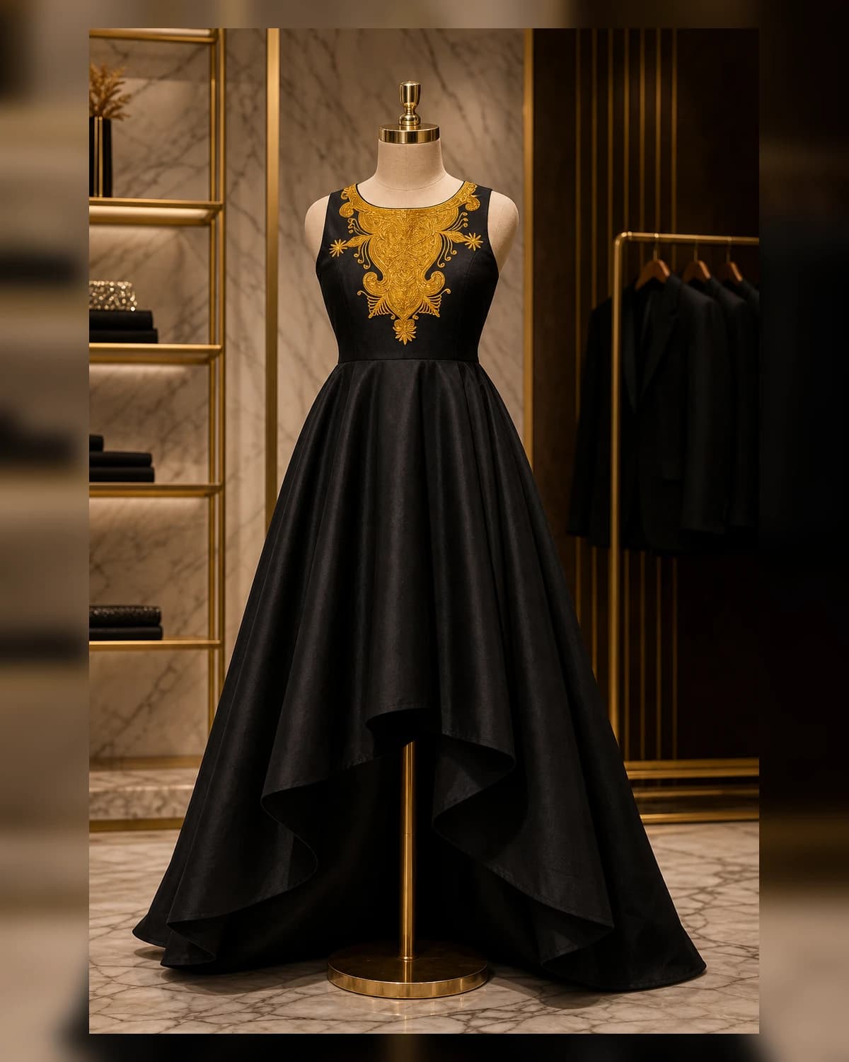 Ayeadio Cocktail embroidery dress