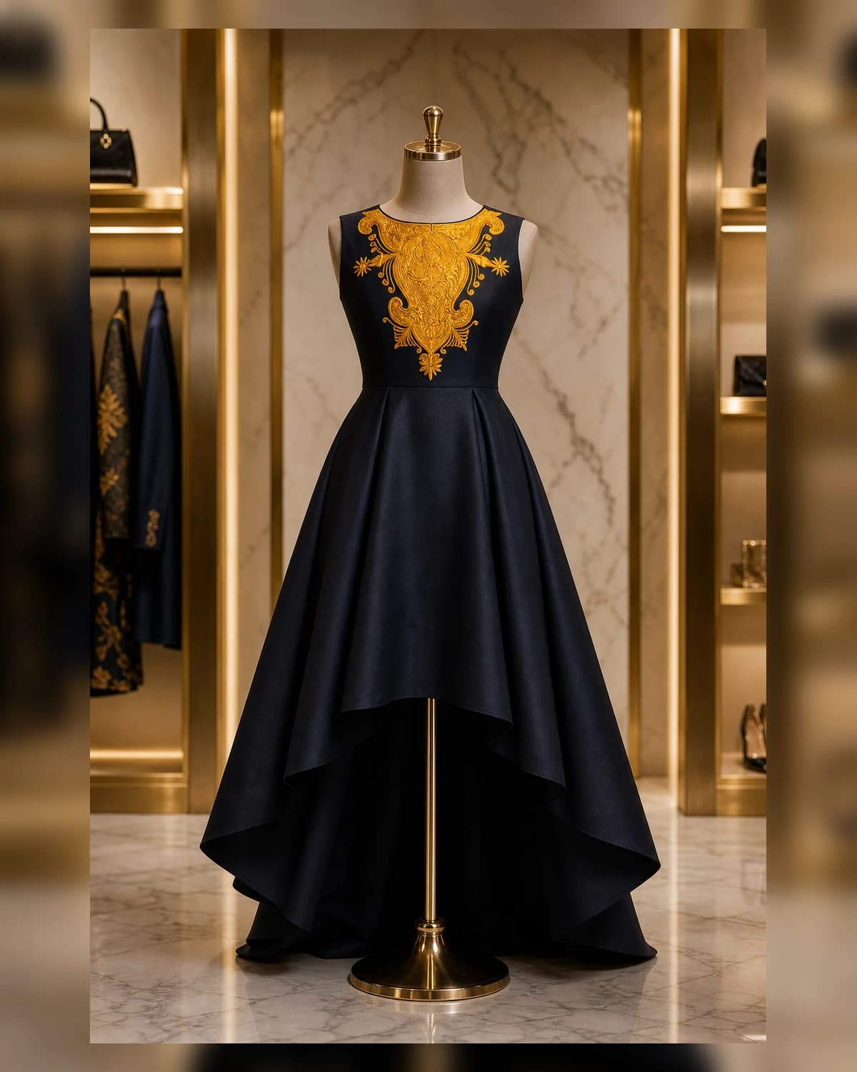 Ayeadio Cocktail embroidery dress — styled