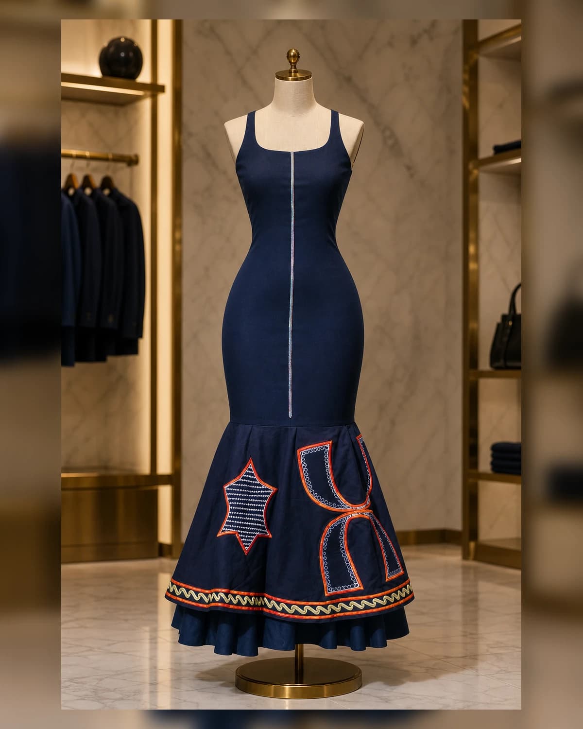 Ayeadio Evening and party dress — fabric detail