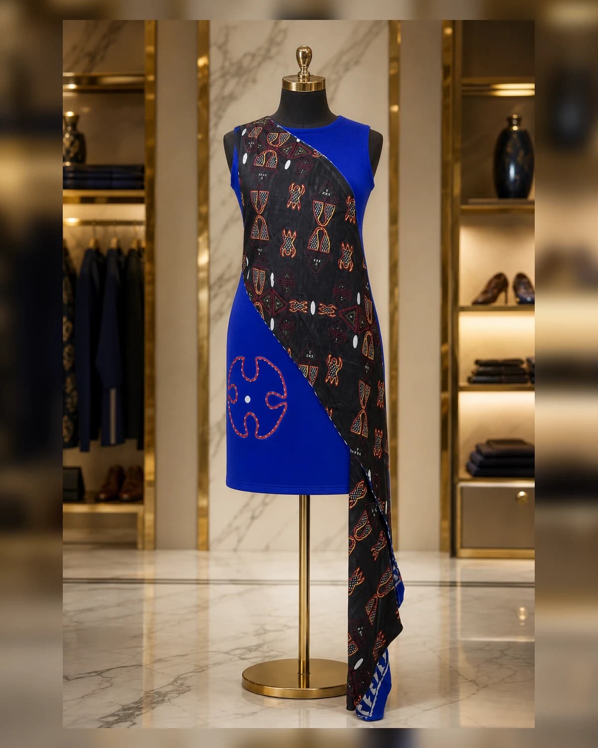 Ayeadio Fashion hand platted party dress — view 8