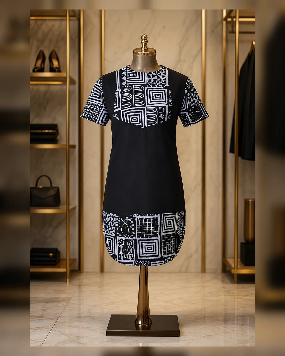Ayeadio mini Bami dress