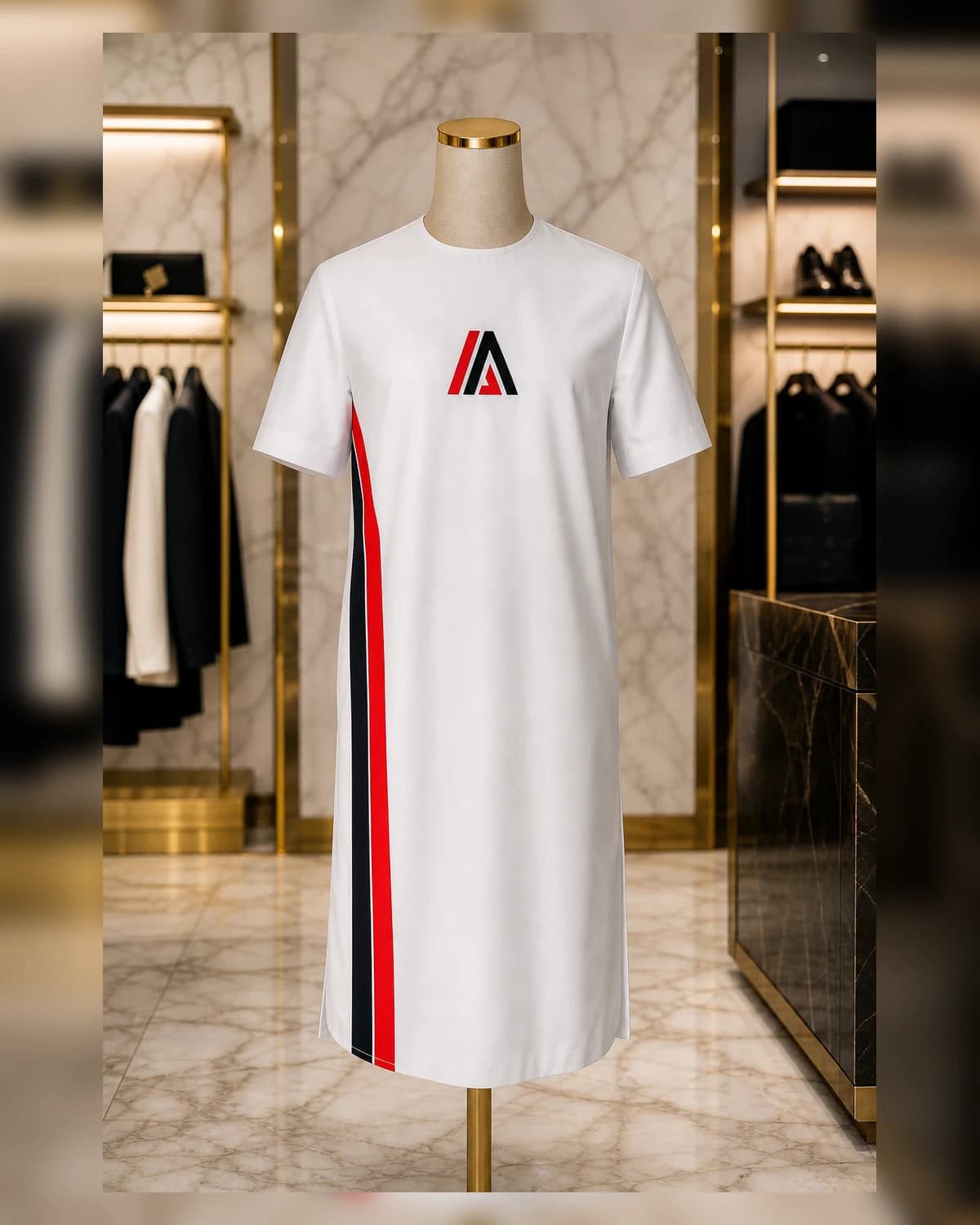 Ayeadio mini dress — fabric detail