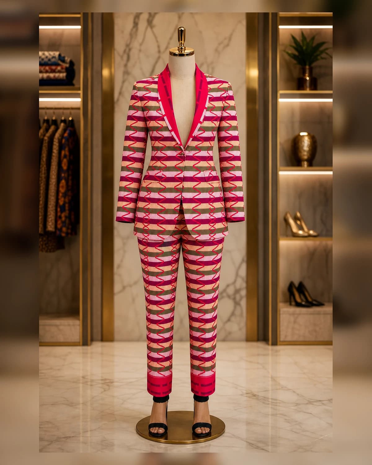 Ayeadio Party Afriture Suit — styled