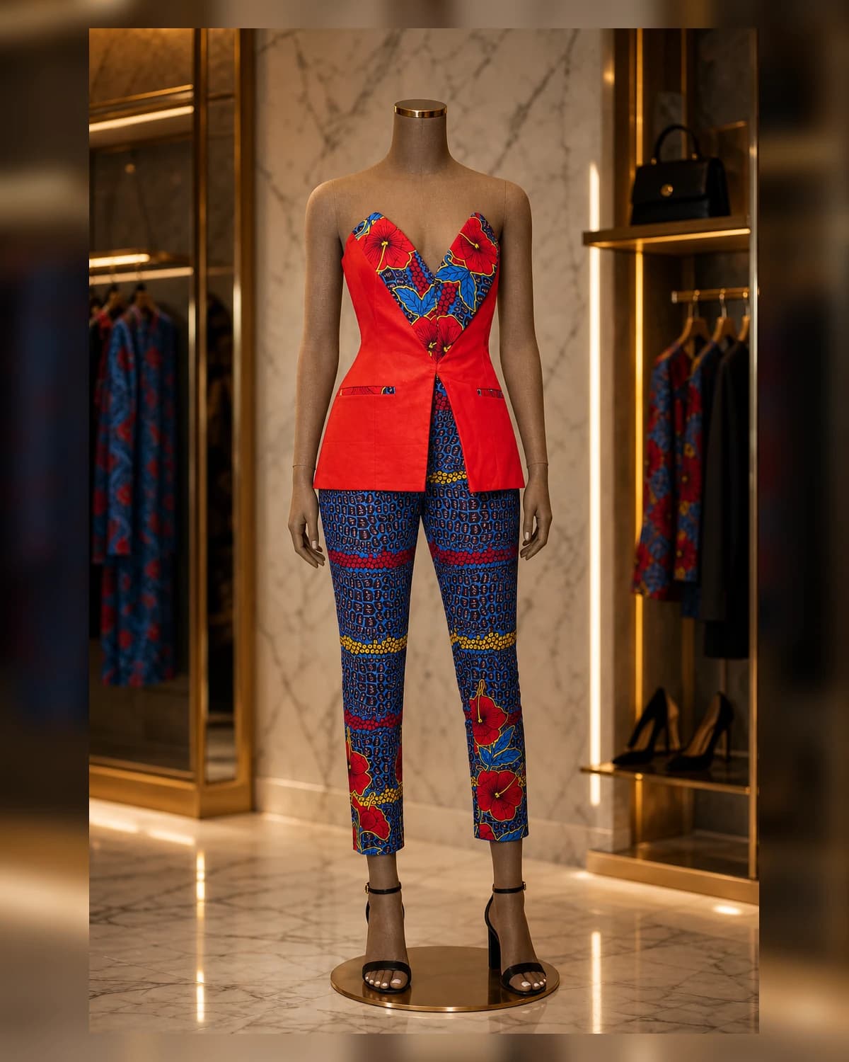 Ayeadio two lapel jumpsuit