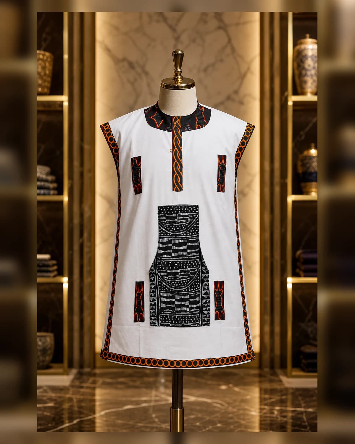 Bamenda style afriture — fabric detail