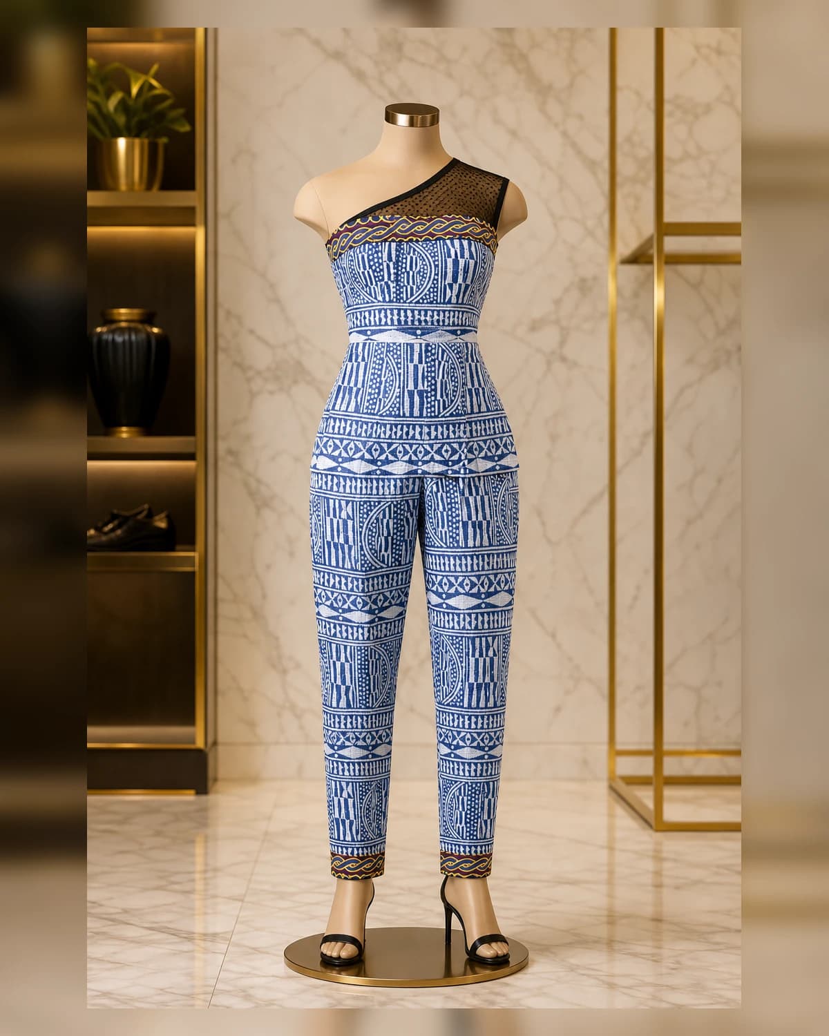 Bami one Shoulder Junpsuit — view 4
