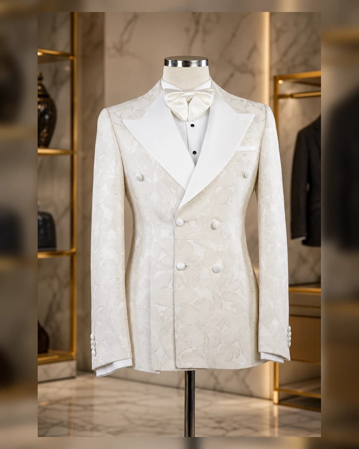 Breasted Slim fit suit
