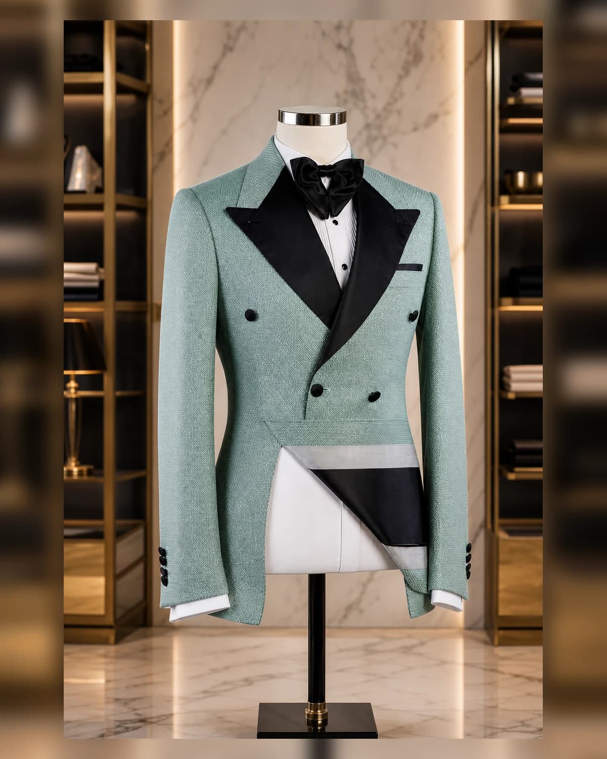 Breasted Slim fit suit — view 6