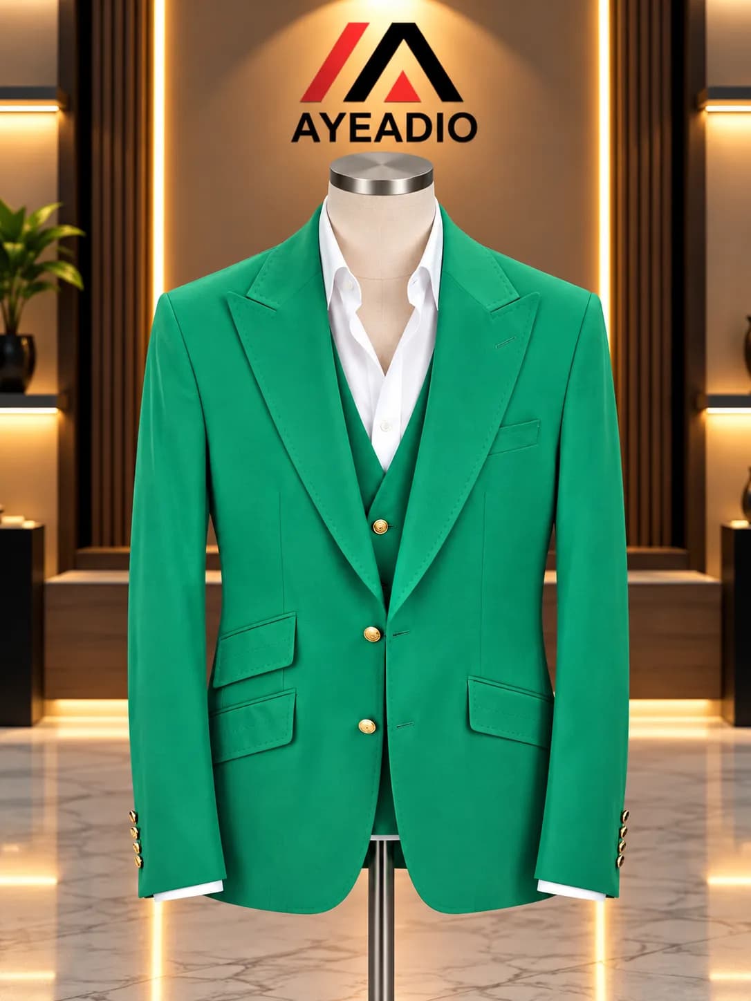 Green 3 Pieces 56