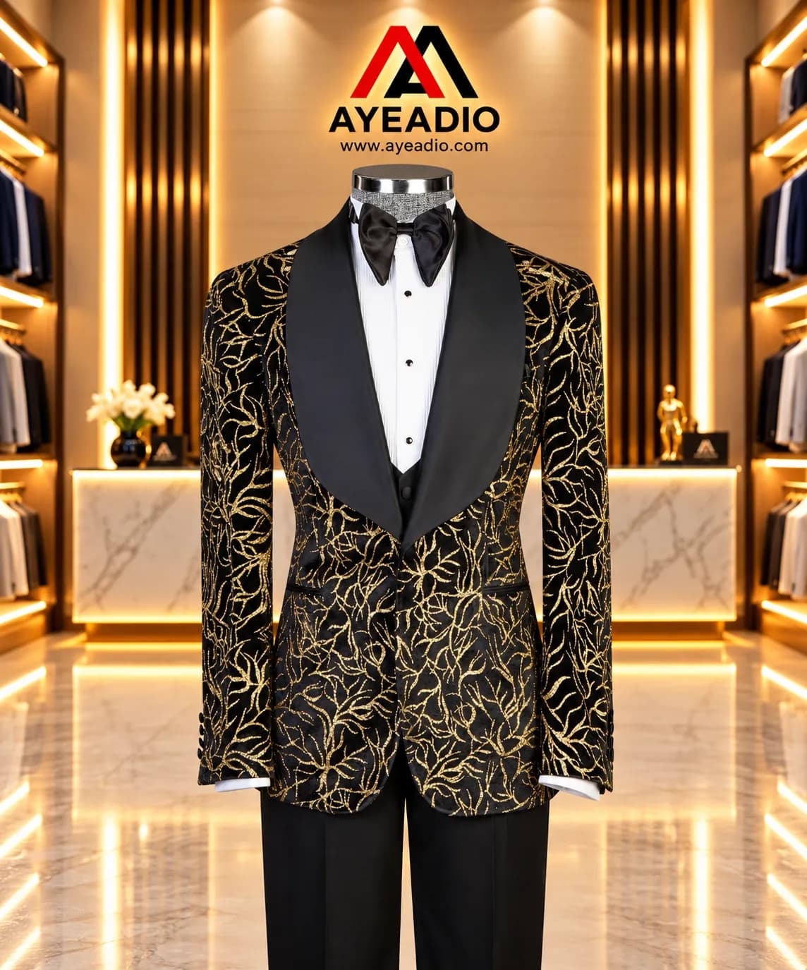 Oval Lapel Tuxedo 01 — view 4