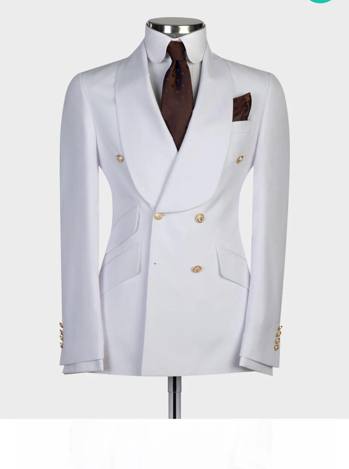 Wide Lapel Breasted Suit