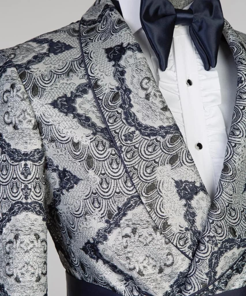 Navy Belt Tuxedo — view 4