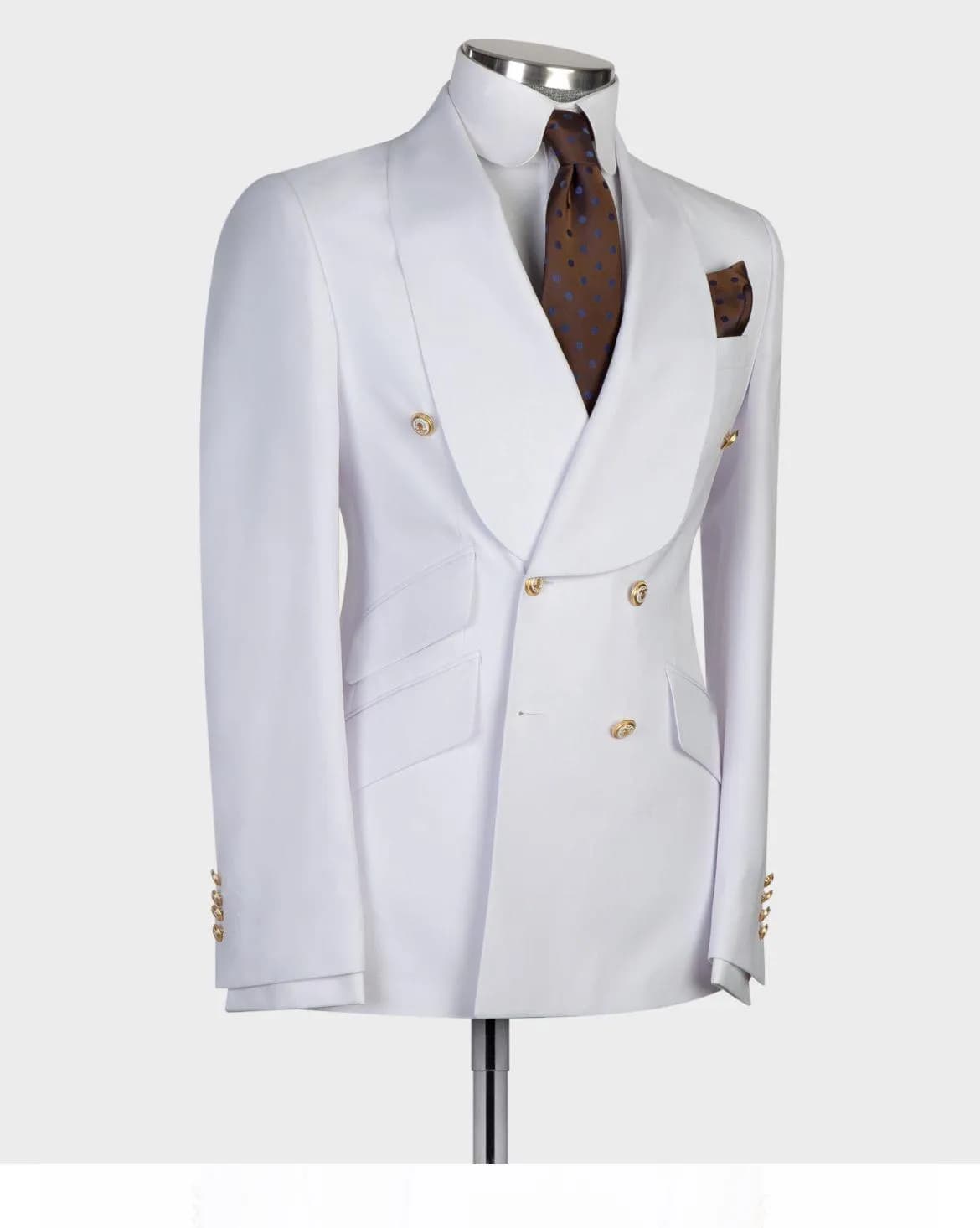 Wide Lapel Breasted Suit — view 4