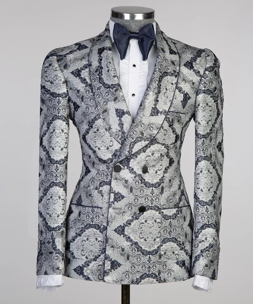 Navy Belt Tuxedo — styled