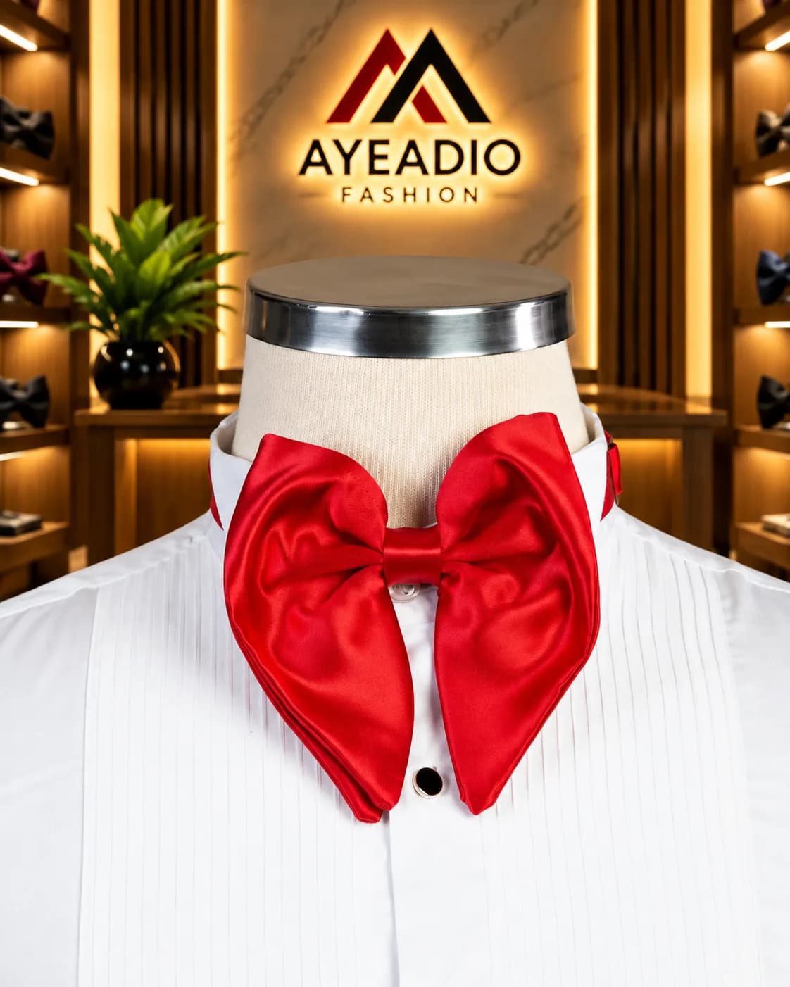 Red Butterfly Bow Tie