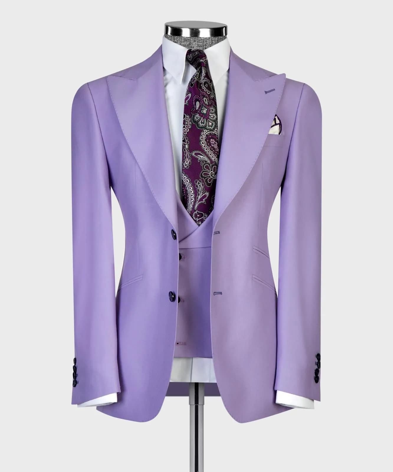 Purple Rain Suit — fabric detail