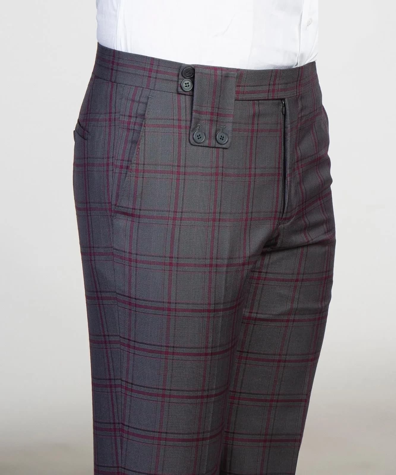 Gray Check Suit — view 5
