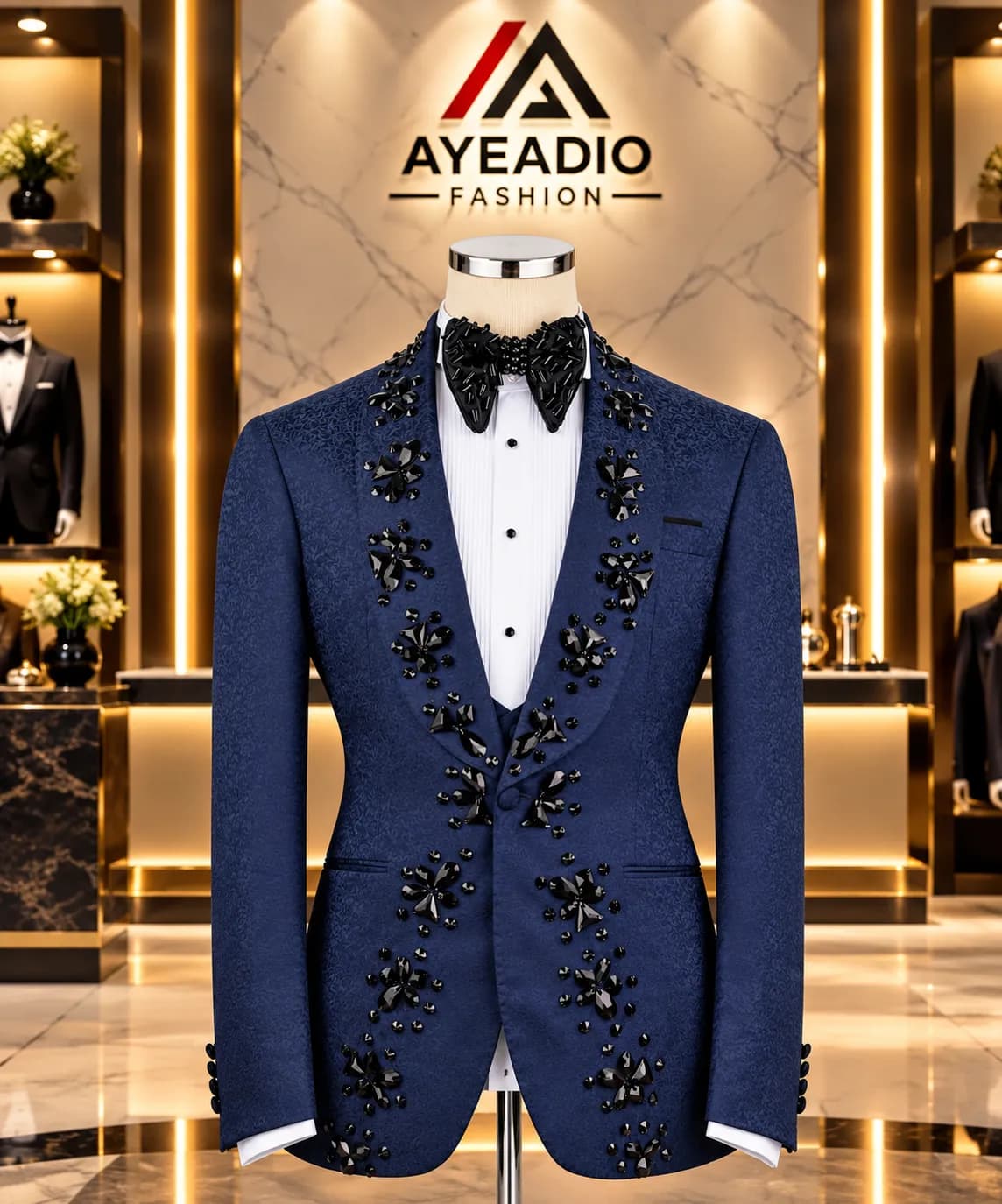 Navy Blue Ceremonial Suit