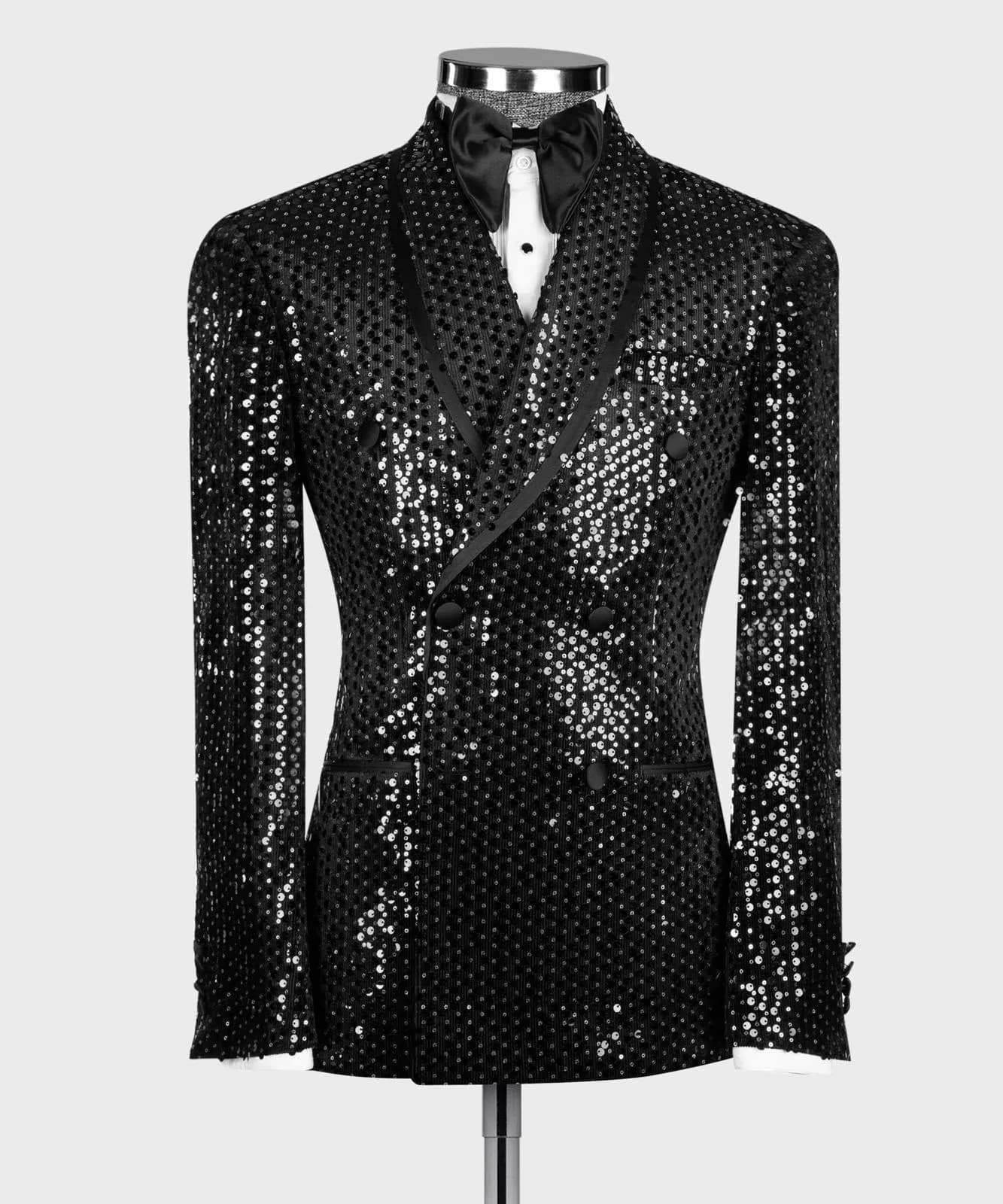 Tuxedo Sequins — fabric detail