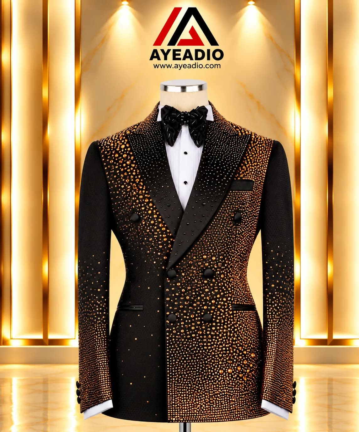 Gold Plaited Luxury Tuxedo