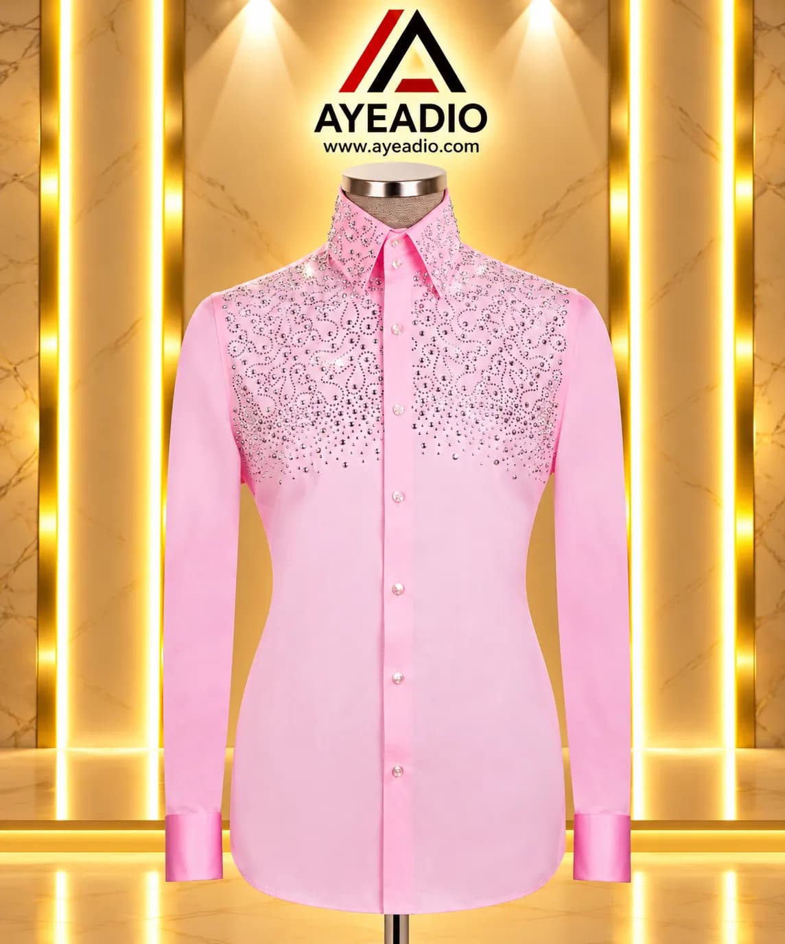 Pink Rhinestone Shirt