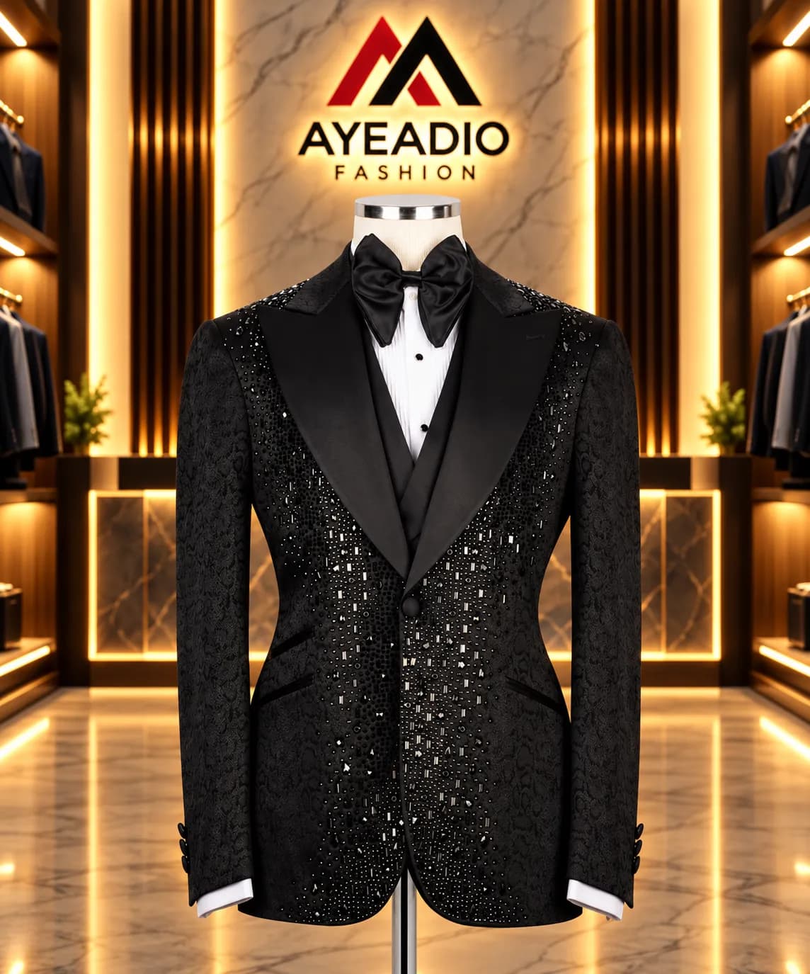 Stone Plaited Tuxedo