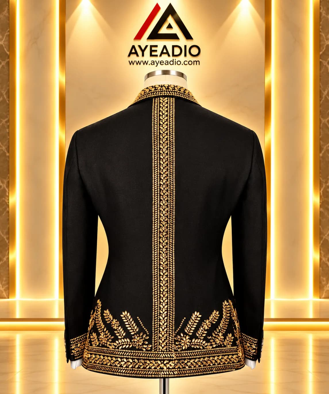 Breasted Silver Stones Tuxedo — view 4