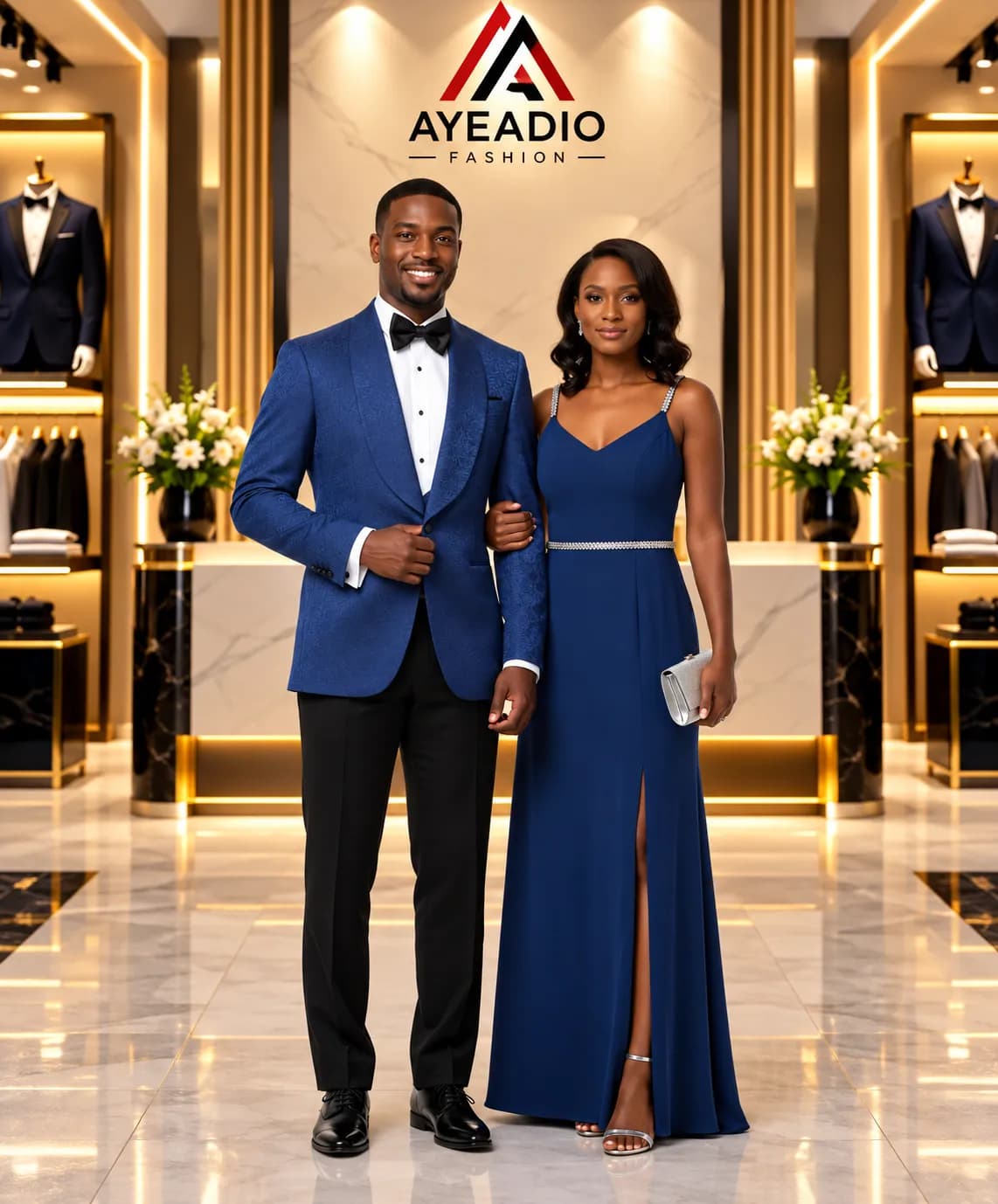 Black Cocktail 3 Pieces Suit — styled