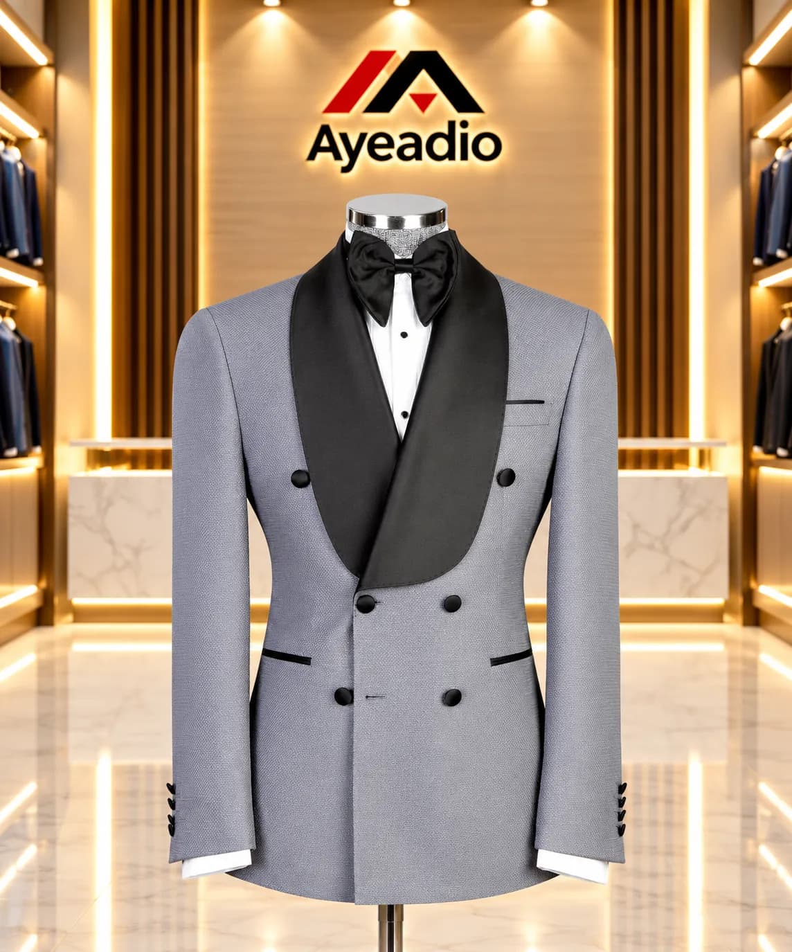 Gray Tuxedo 01 — fabric detail