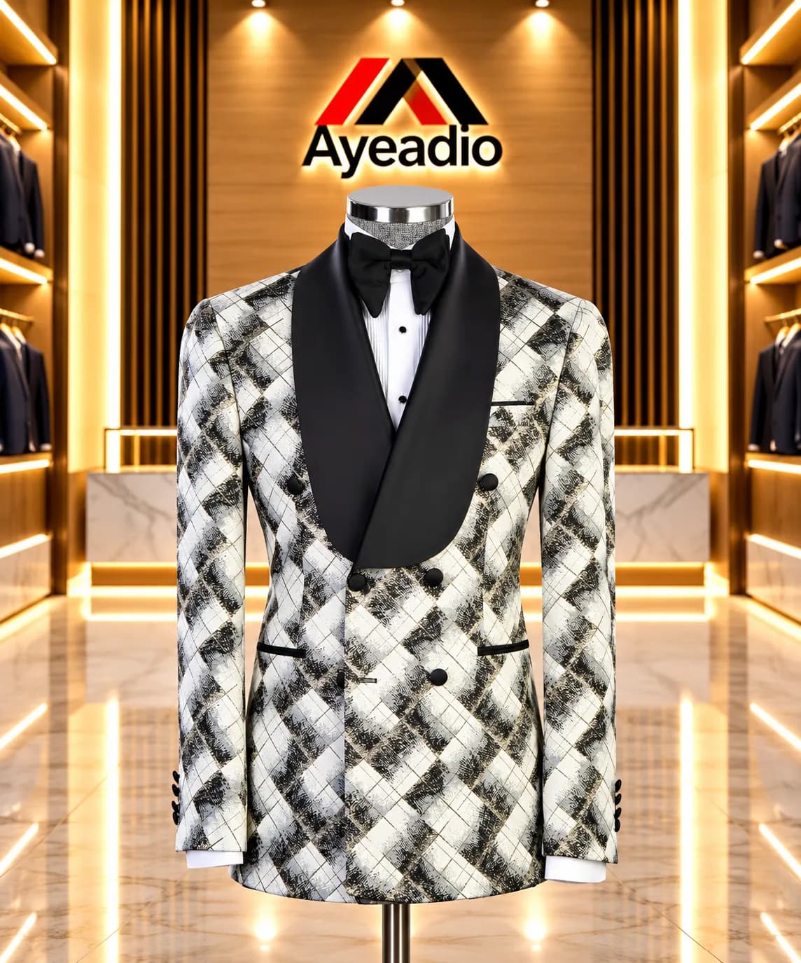 Black and White Tuxedo 01