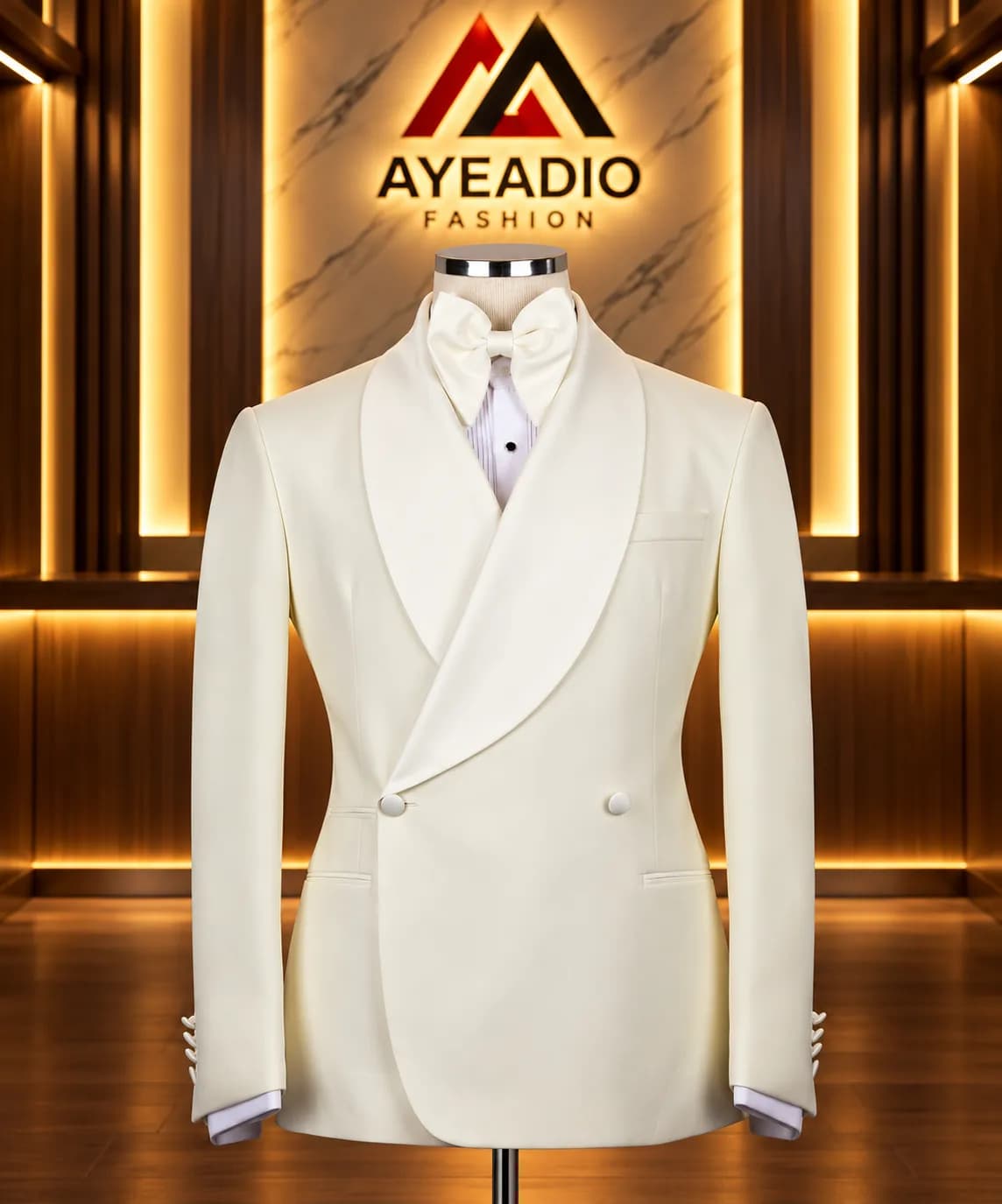 Black Shawl Lapel Suit — view 8