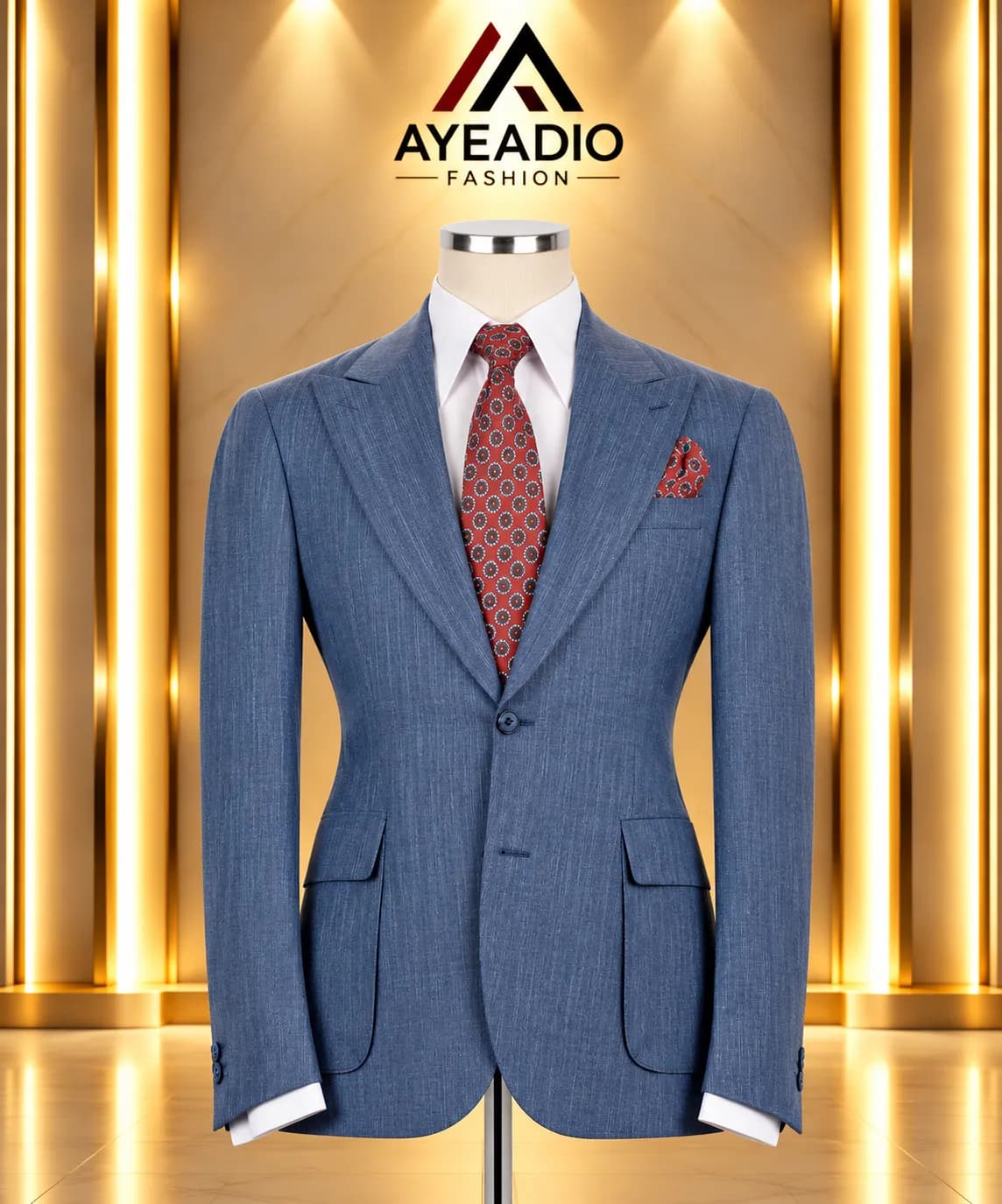Brown Patched Pocket Suit — view 4