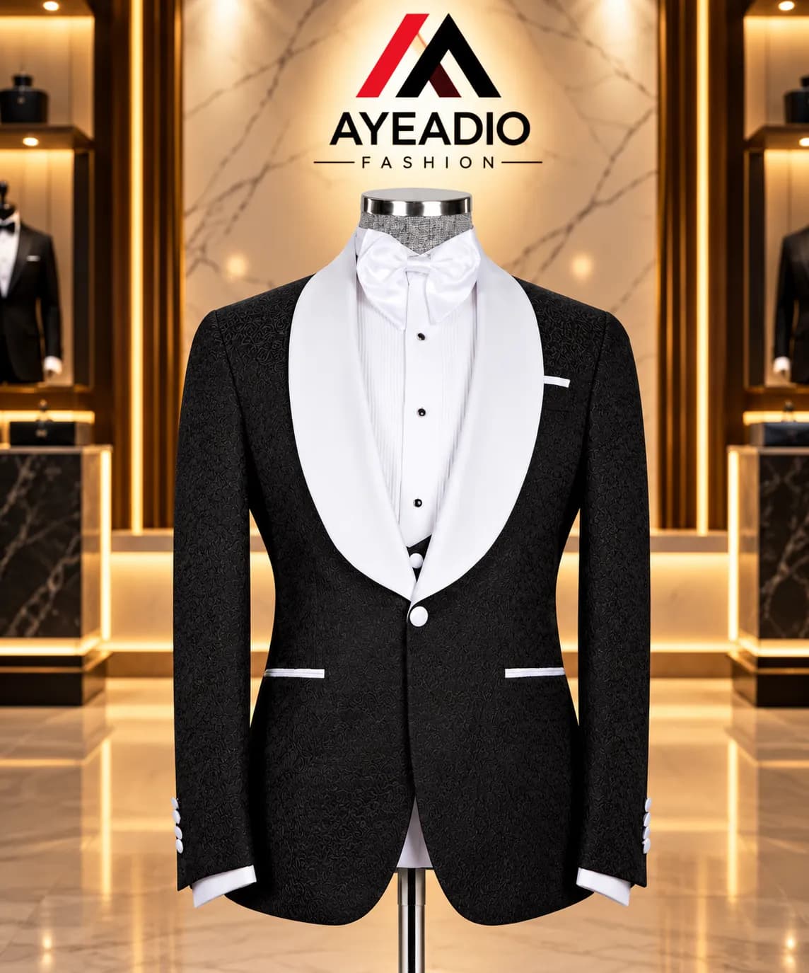 White Lapel Suit