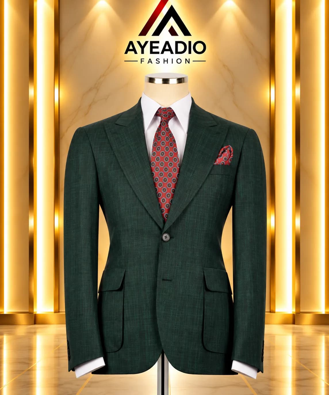 Gray Patched Pocket Suit — view 7