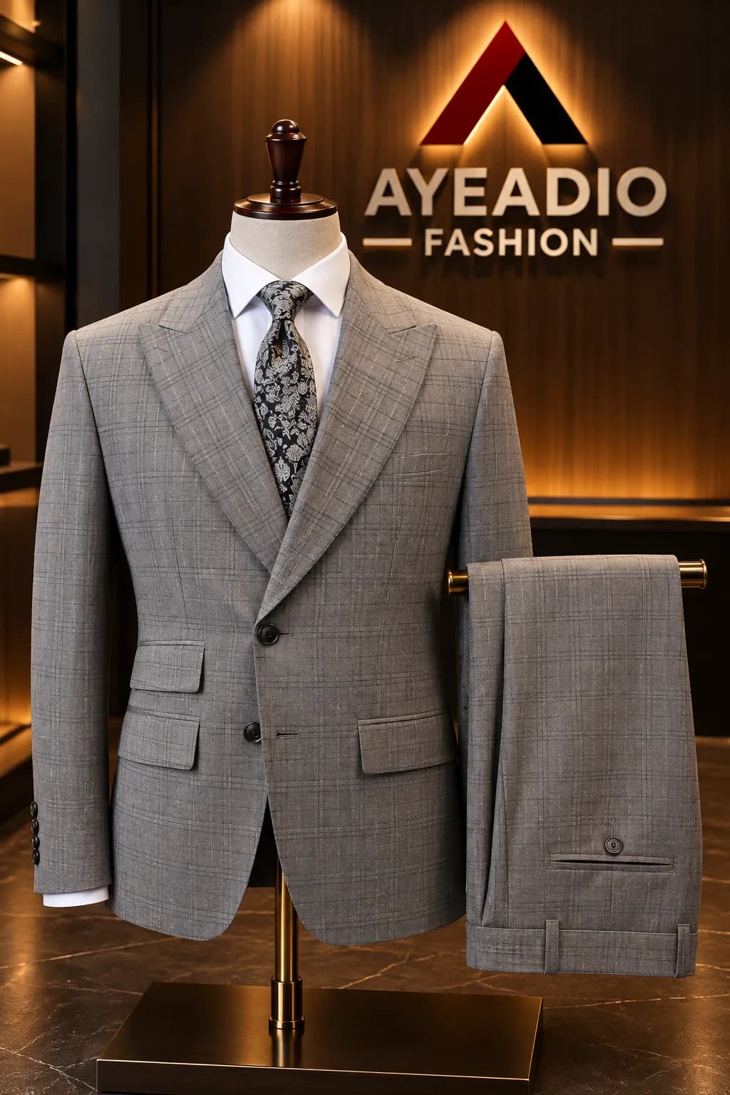 Light plain Gray Suit