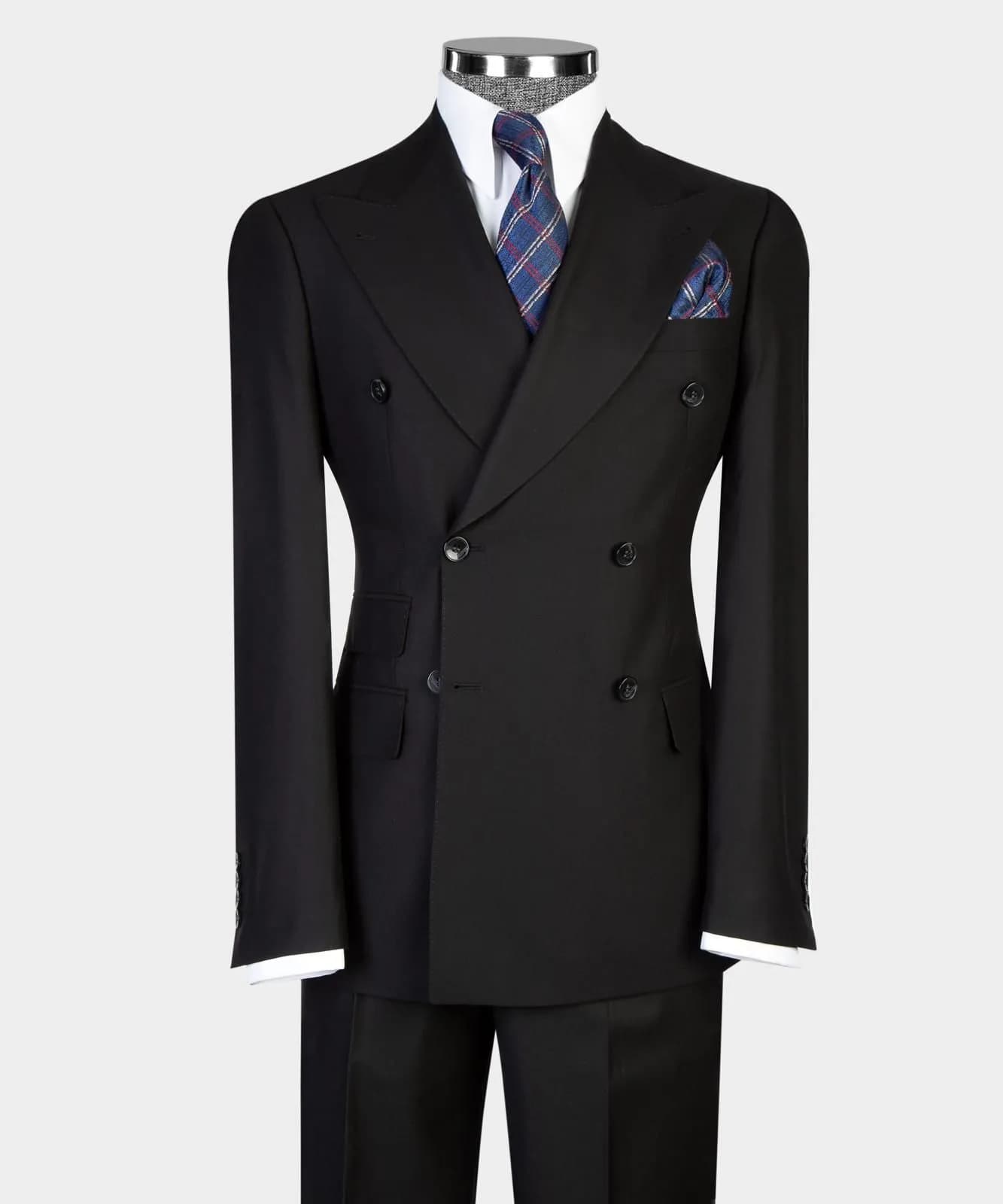 Black Flare Pants Suit 54