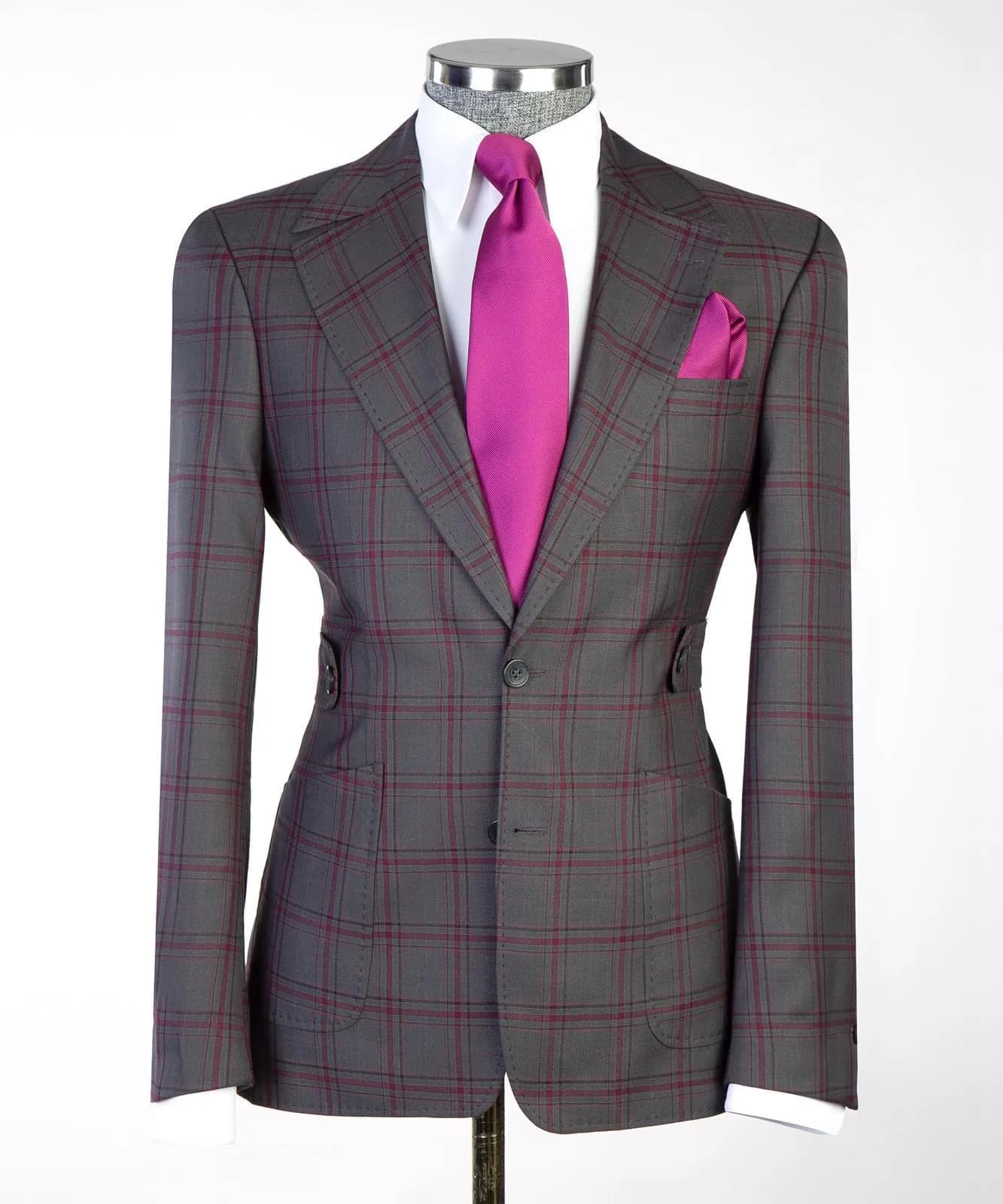 Gray Check Suit