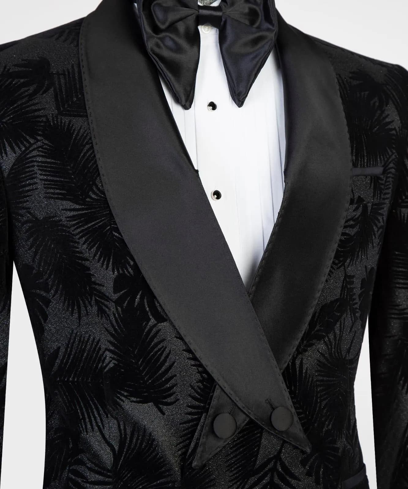 Tuxedo Crossed Lapel — styled