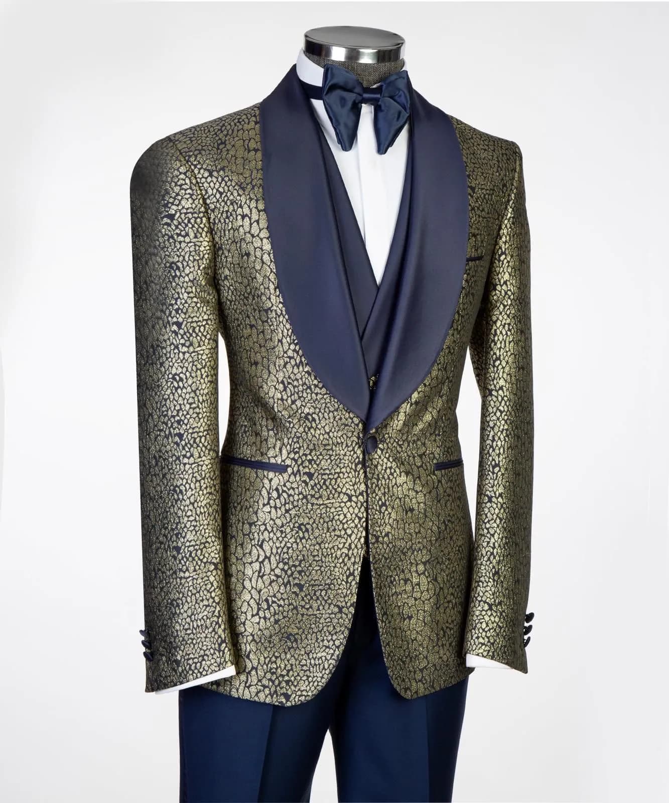 Navy Blue Tuxedo 62 — styled