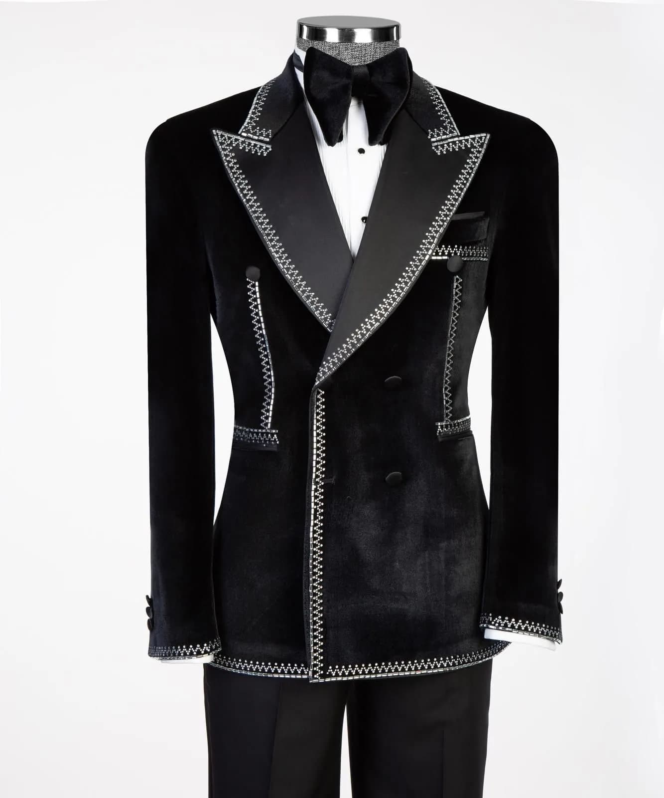 Black Velvet Tone Tuxedo