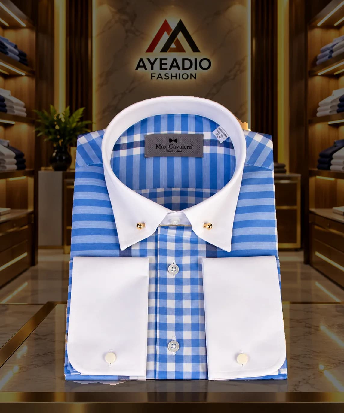 Blue Check Shirt