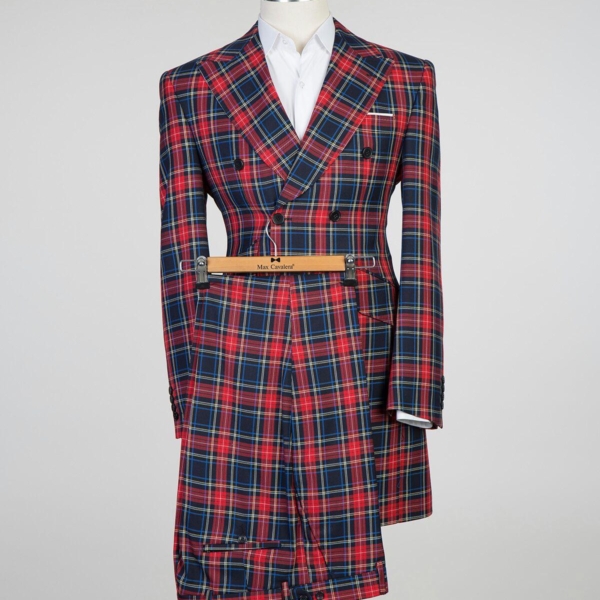 Ayeadio Check Double breasted suit