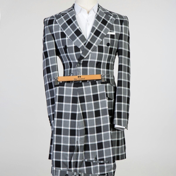 Ayeadio Check Double breasted suit - Image 3