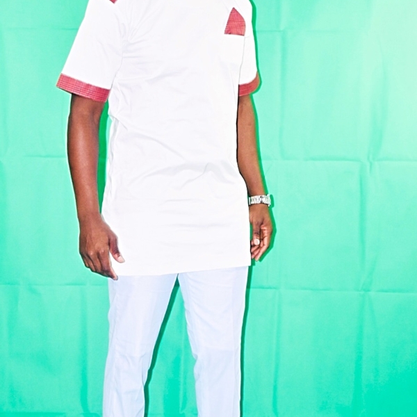 white  casual afriture - Image 2