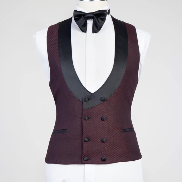 Round Mini Collar Vest