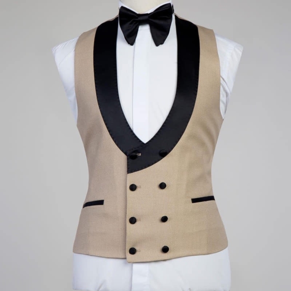 Round Mini Collar Vest - Image 5