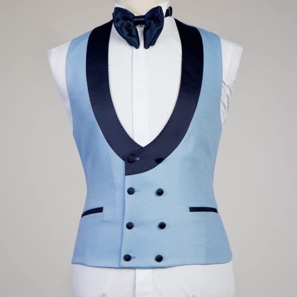 Round Mini Collar Vest - Image 6